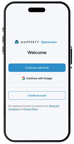 Download the Mapperty iOS App & Sign Up